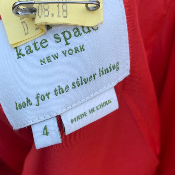 ♠️ Kate Spade ♠️ Fit & Flare, 3-Tier Bow Back Dress - Picture 4 of 16